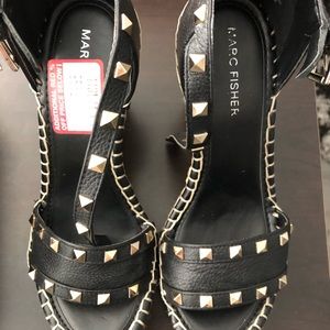 Marc Fisher Studded Wedges